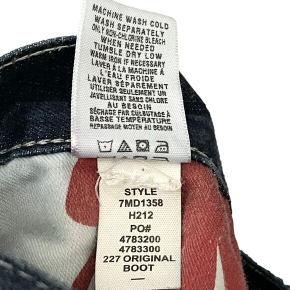 Lucky Brand Bootcut Western Boho Jeans Womens Size 29 Mid Rise Medium Blue Wash - Picture 11 of 14